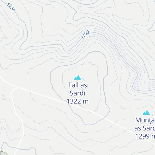 Map of Tall as Sardī