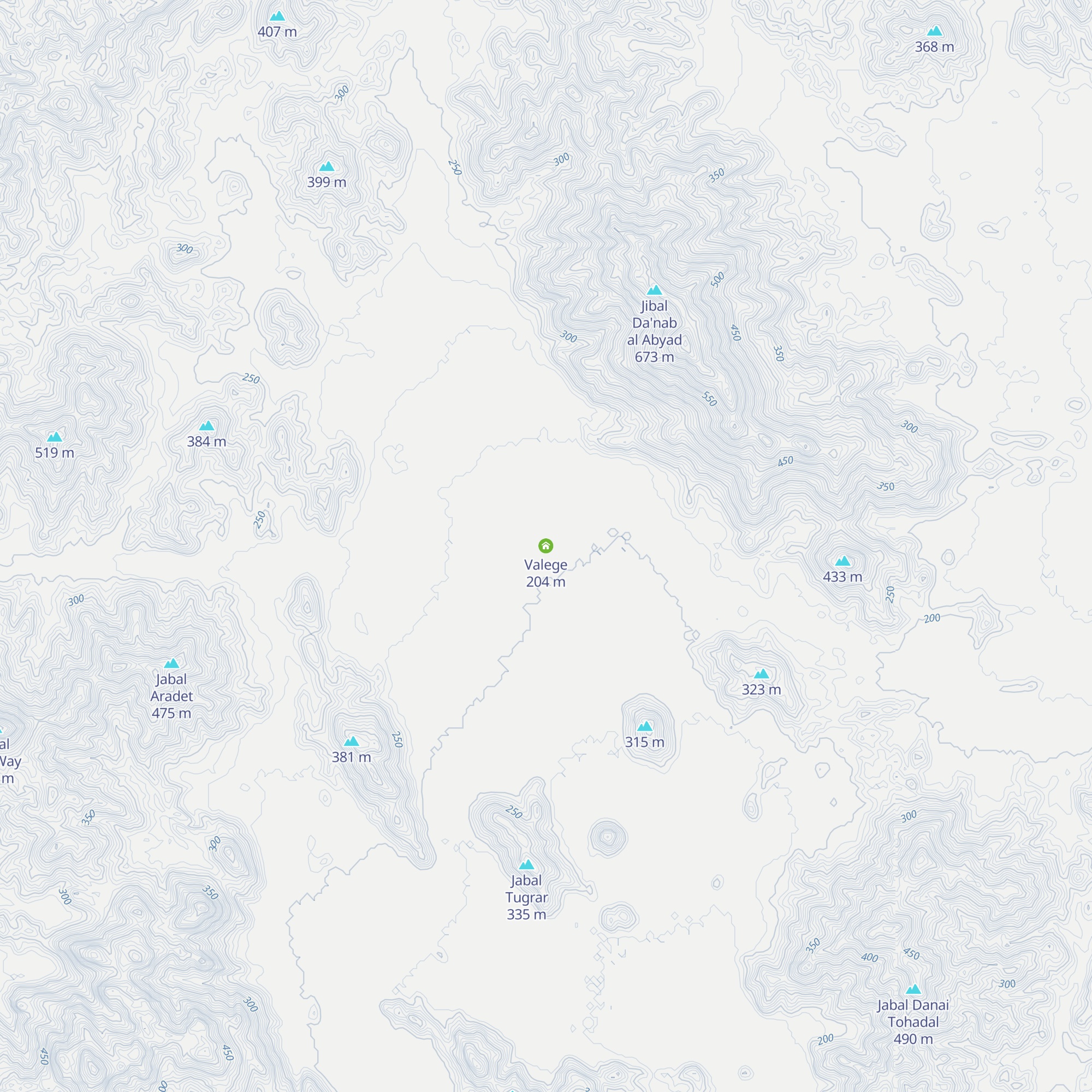 Valege map