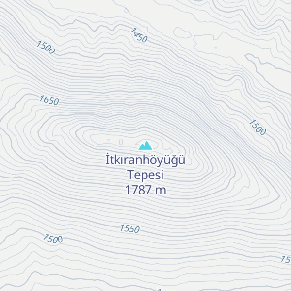 Map of İtkıranhöyüğü Tepesi