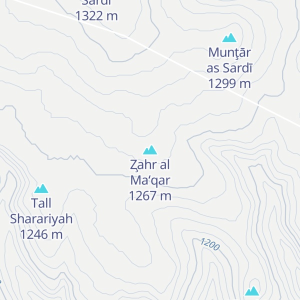 Map of Z̧ahr al Ma‘qar