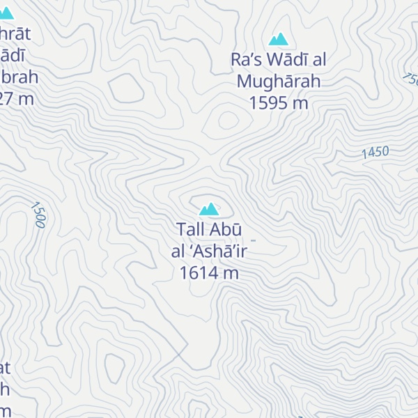 Map of Tall Abū al ‘Ashā’ir