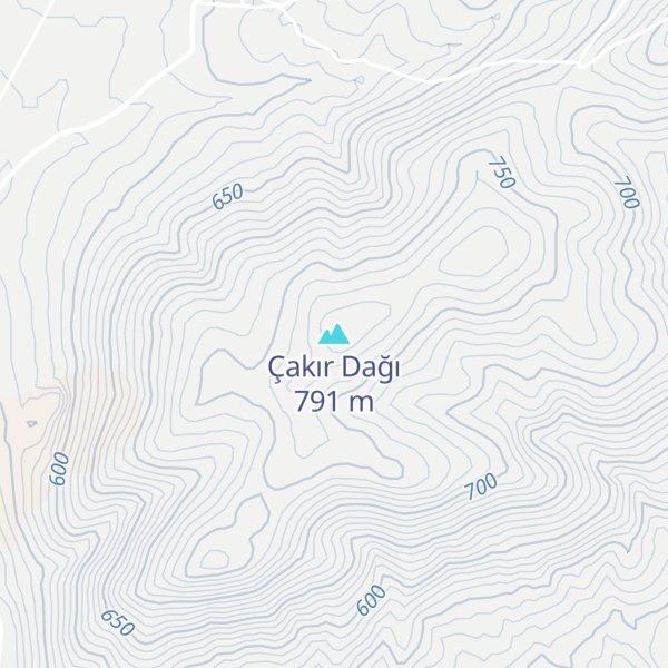 Map of Çakır Dağı