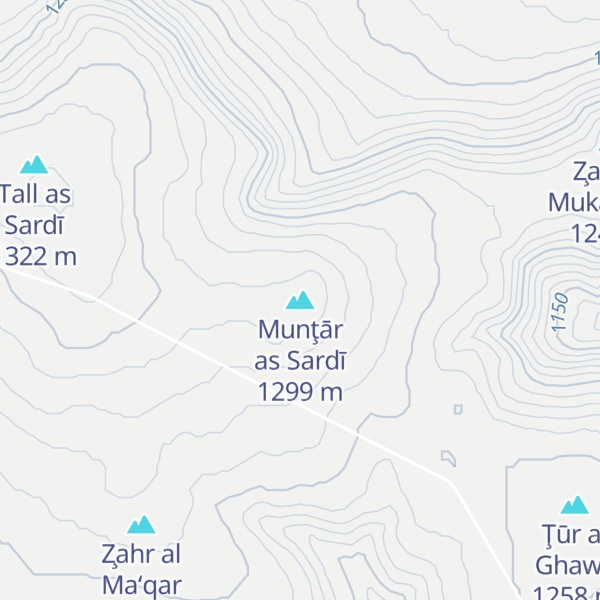 Map of Munţār as Sardī