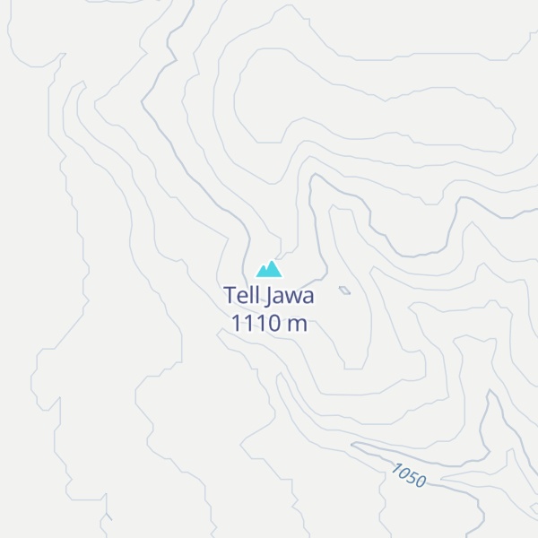 Map of Tell Jawa