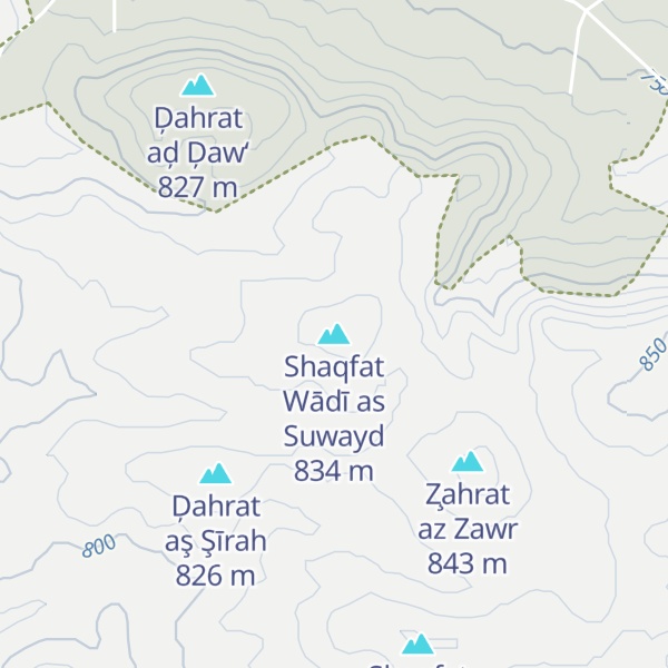 Map of Shaqfat Wādī as Suwayd