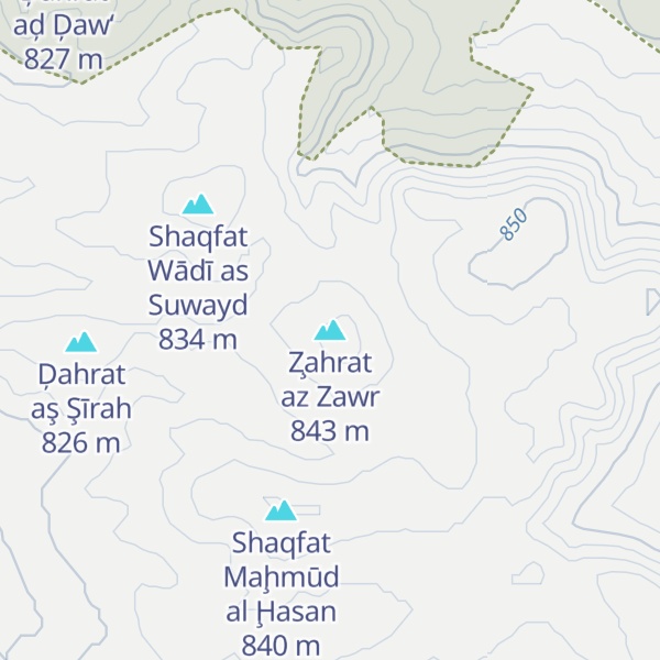 Map of Z̧ahrat az Zawr