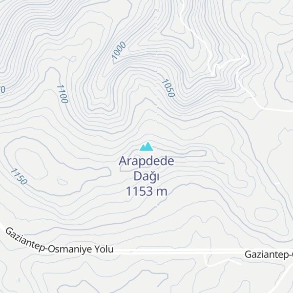 Map of Arapdede Dağı