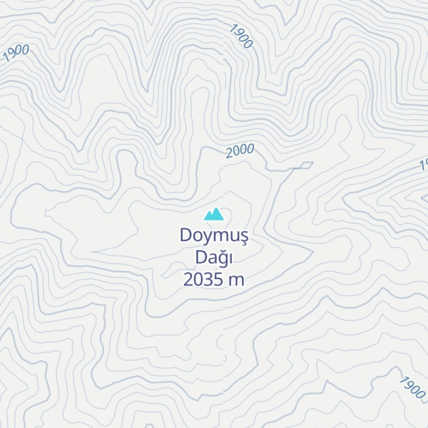 Map of Doymuş Dağı