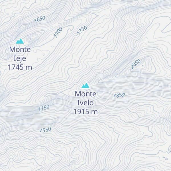 Map of Monte Ivelo