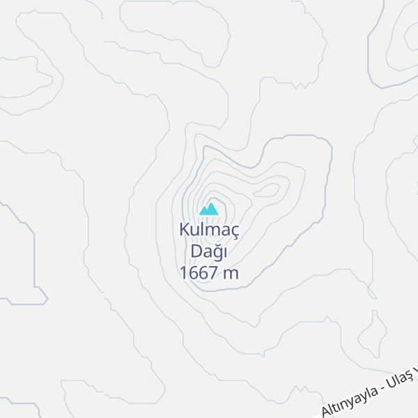 Map of Kulmaç Dağı