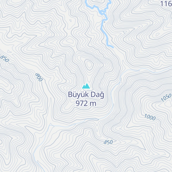 Map of Büyük Dağ