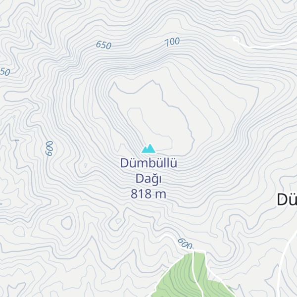 Map of Dümbüllü Dağı
