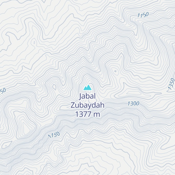 Map of Jabal Zubaydah