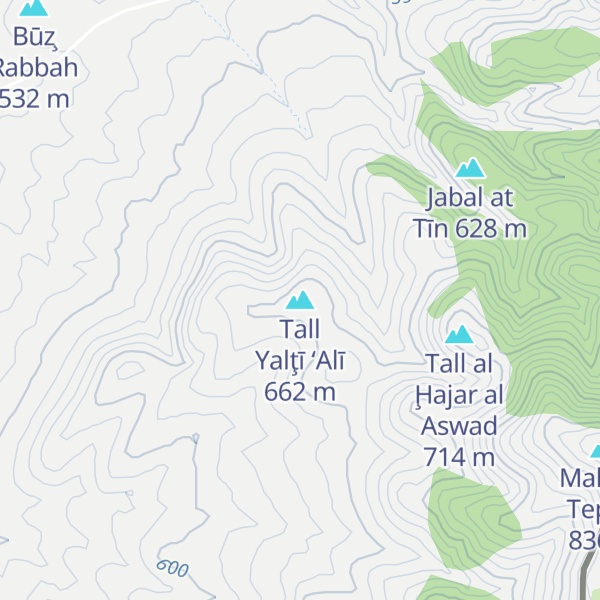 Map of Tall Yalţī ‘Alī