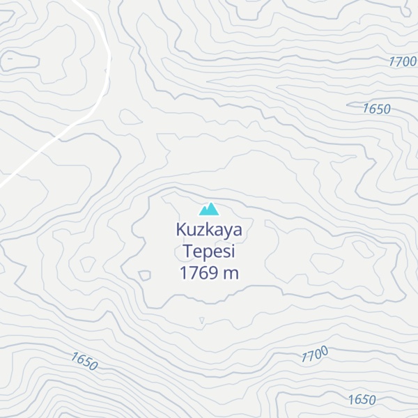 Map of Kuzkaya Tepesi