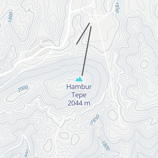 Map of Hambur Tepe