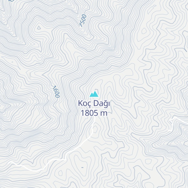 Map of Koç Dağı