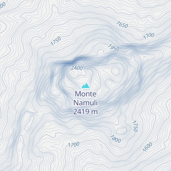 Map of Monte Namuli
