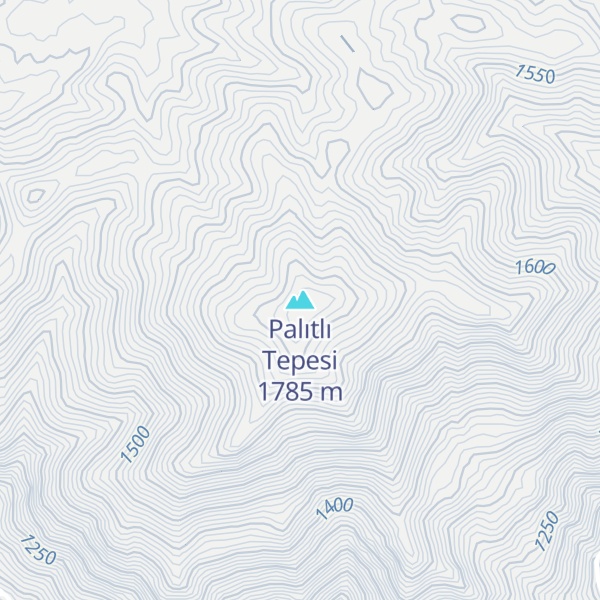 Map of Palıtlı Tepesi