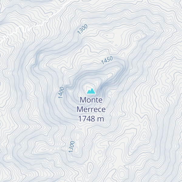 Map of Monte Merrece
