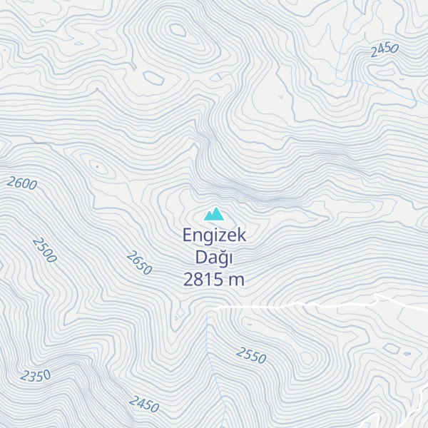 Map of Engizek Dağı