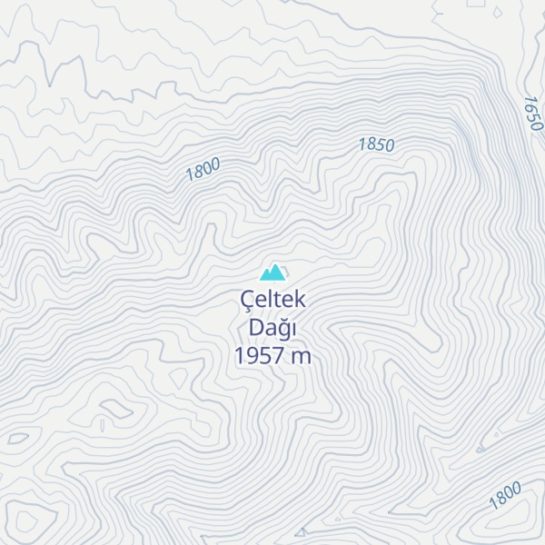 Map of Çeltek Dağı