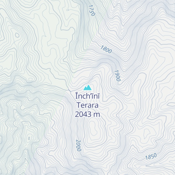 Map of Īnch’īnī Terara