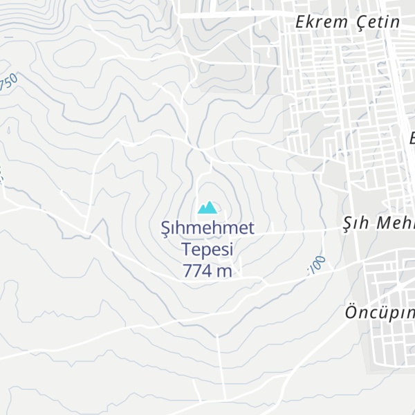 Map of Şıhmehmet Tepesi