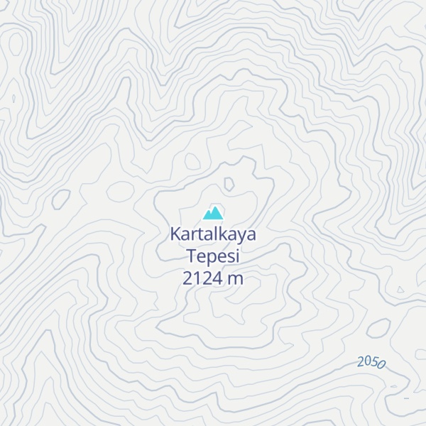 Map of Kartalkaya Tepesi