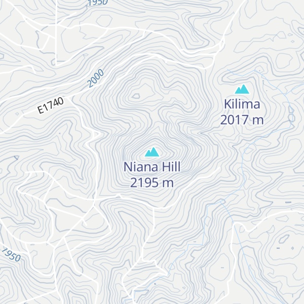 Map of Niana Hill
