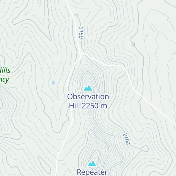 Map of Observation Hill