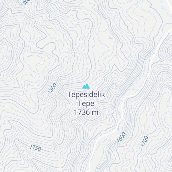 Map of Tepesidelik Tepe