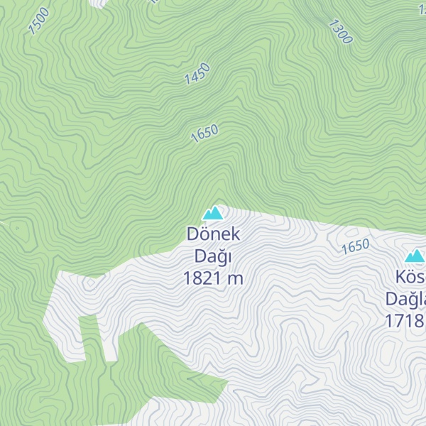 Map of Dönek Dağı