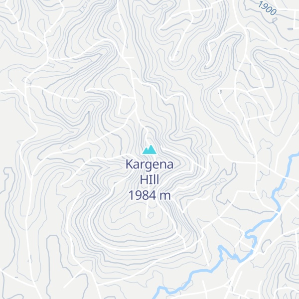 Map of Kargena HIll