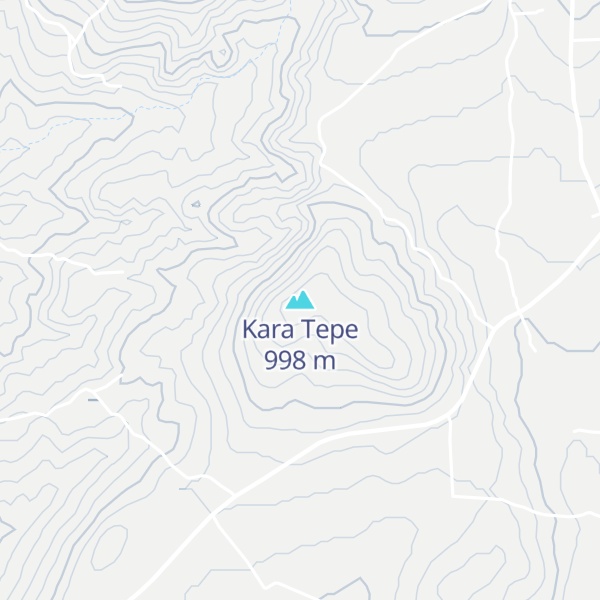 Map of Kara Tepe
