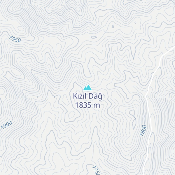 Map of Kızıl Dağ