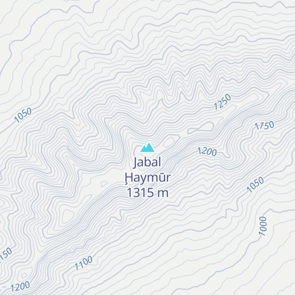 Map of Jabal Ḩaymūr