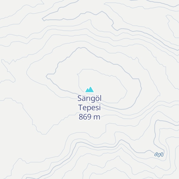 Map of Sarıgöl Tepesi