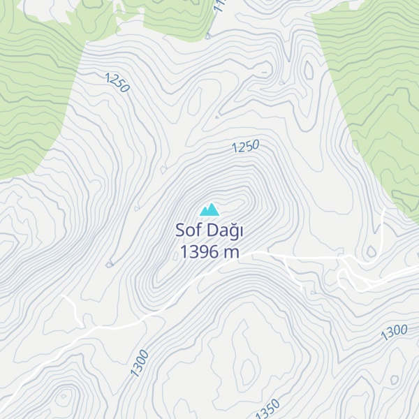 Map of Sof Dağı