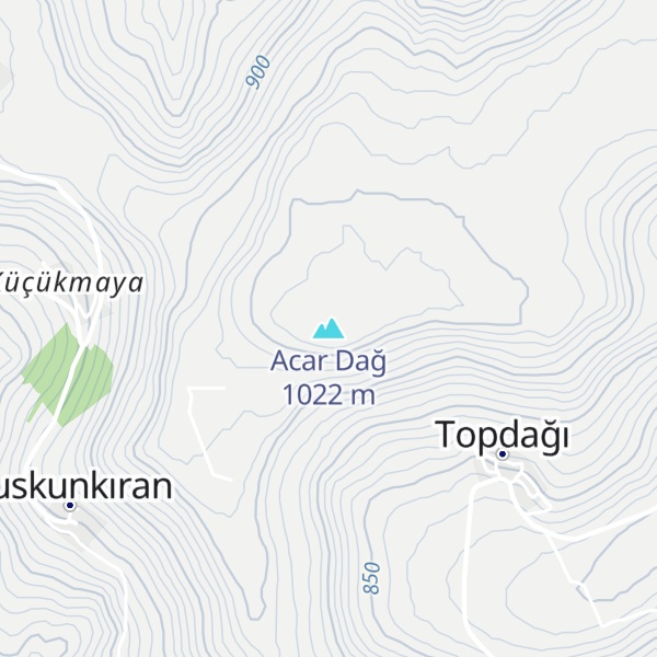 Map of Acar Dağ