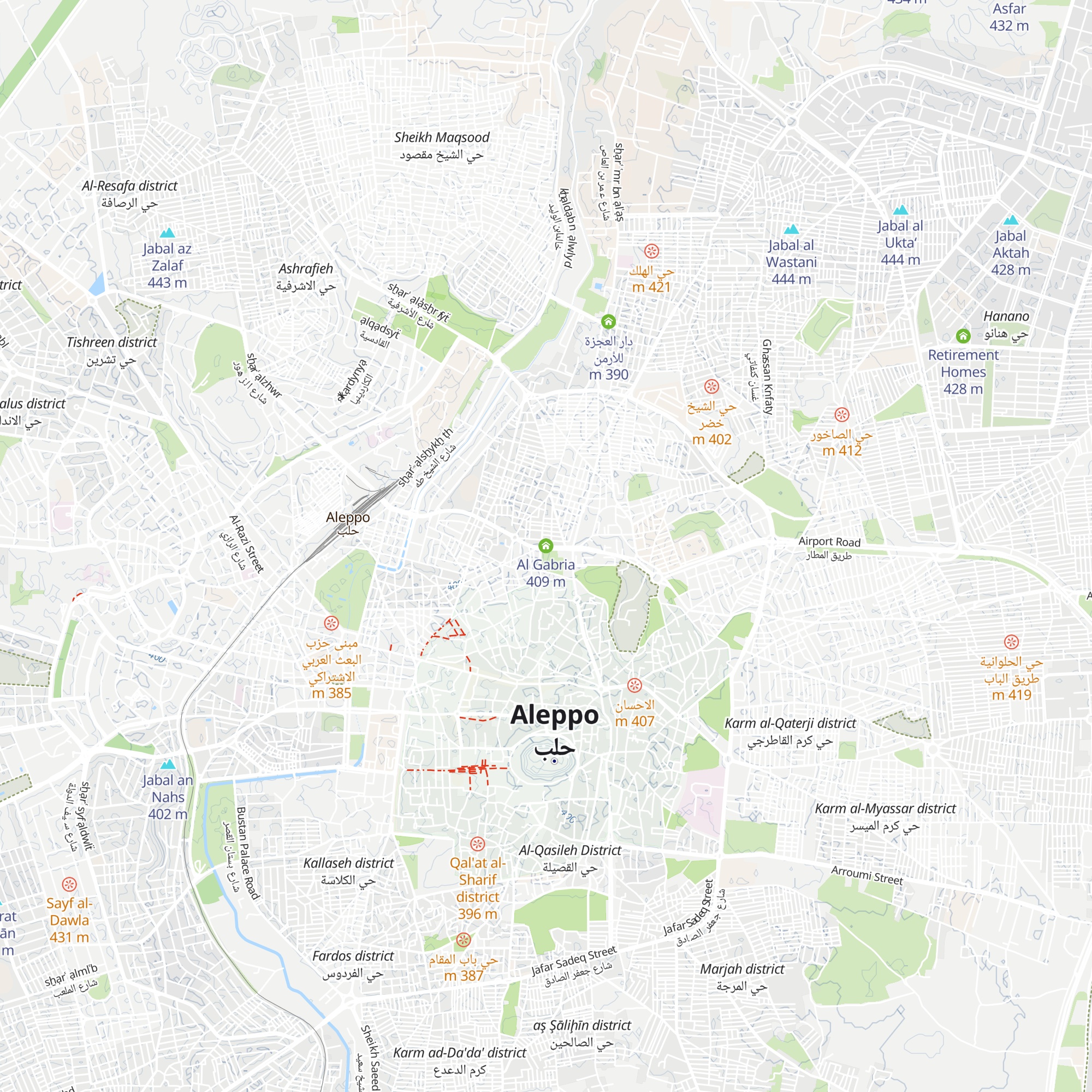 Al Gabria map