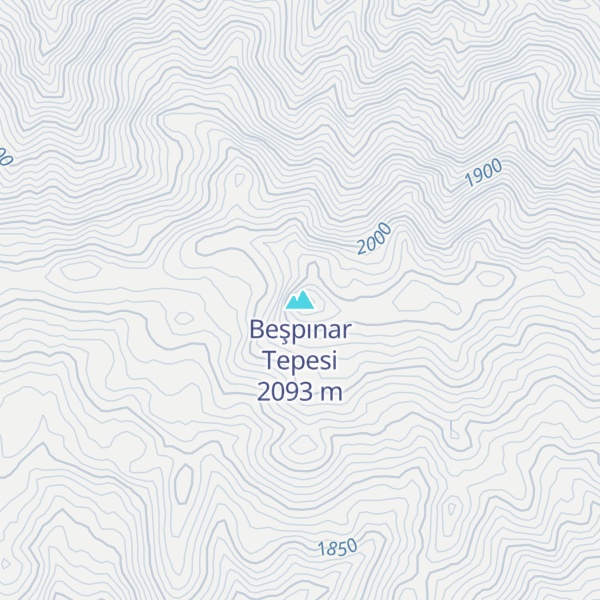 Map of Beşpınar Tepesi