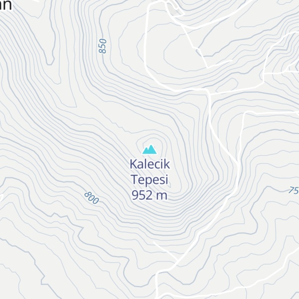 Map of Kalecik Tepesi