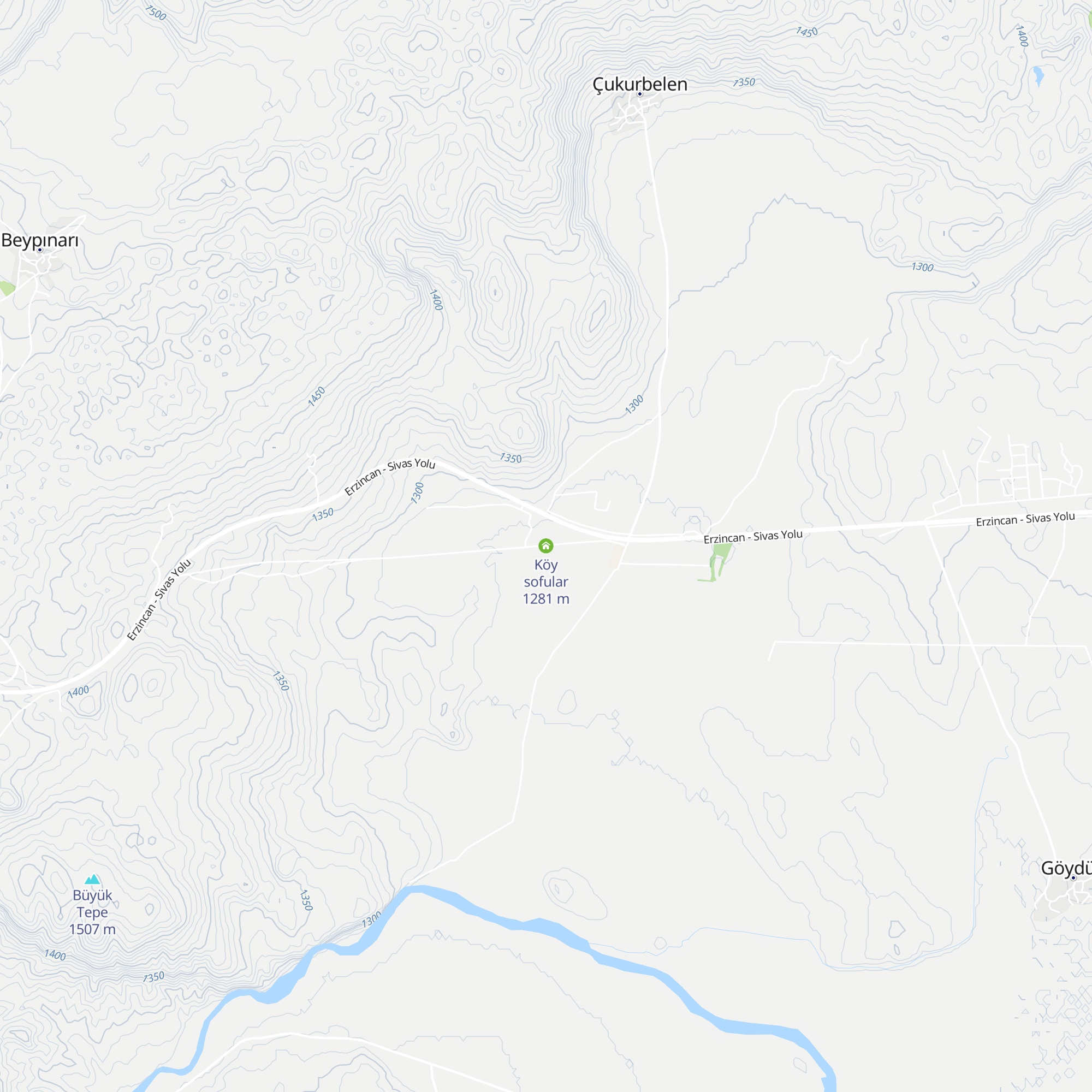 Köy sofular map