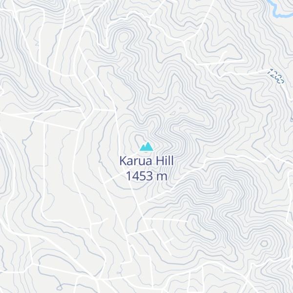 Map of Karua Hill