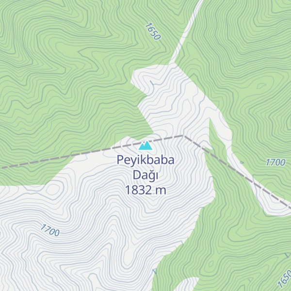 Map of Peyikbaba Dağı