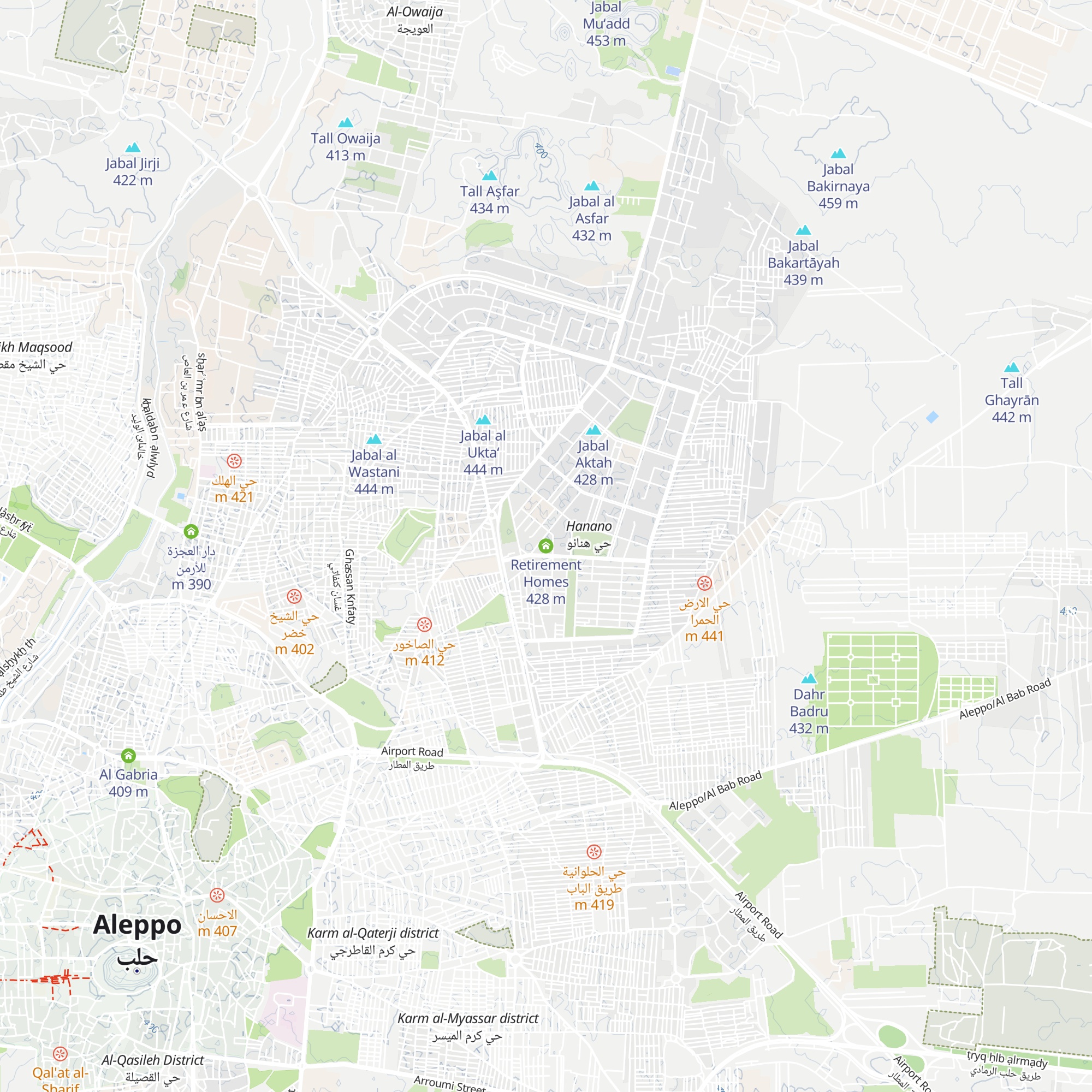 Retirement Homes map