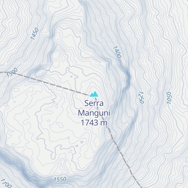 Map of Serra Manguni