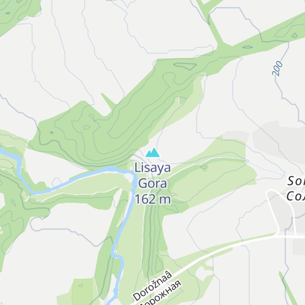 Map of Lisaya Gora