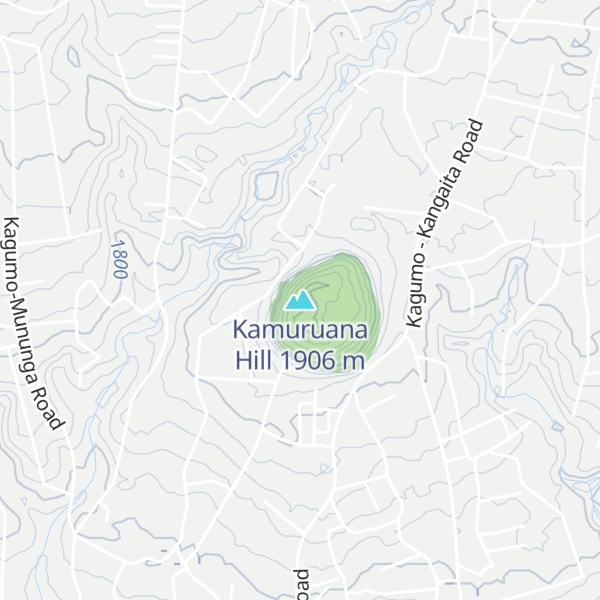 Map of Kamuruana Hill